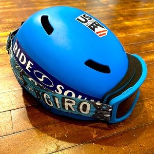 Giro Boys Ski Helmet and goggles sz medium